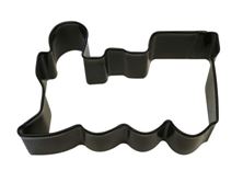 Picture of TRAIN POLY-RESIN COATED COOKIE CUTTER BLACK 7.6CM